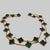 Van Cleef & Arpels Vintage Alhambra 20 Motifs Malachite Yellow Gold Necklace