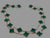Van Cleef & Arpels Vintage Alhambra 20 Motifs Malachite Yellow Gold Necklace