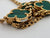 Van Cleef & Arpels Vintage Alhambra 20 Motifs Malachite Yellow Gold Necklace