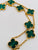 Van Cleef & Arpels Vintage Alhambra 10pc Malachite Necklace VCARO3QJ00