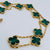 Van Cleef & Arpels Vintage Alhambra 10pc Malachite Necklace VCARO3QJ00