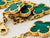 Van Cleef & Arpels Vintage Alhambra 10pc Malachite Necklace VCARO3QJ00