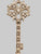 Tiffany & Co. Victoria Large Diamond Key Pendant Necklace in Platinum