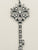 Tiffany & Co. Victoria Large Diamond Key Pendant Necklace in Platinum