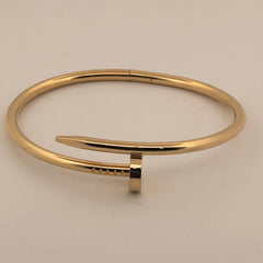 Cartier Juste un Clou 18k Yellow Gold Bracelet Classic Model B6062617 Size 18