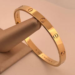 Cartier Love Bracelet 18k Yellow Gold Sz 20 Classic Model