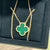 Van Cleef & Arpels Vintage Alhambra Pendant Yellow Gold Malachite Necklace