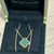 Van Cleef & Arpels Vintage Alhambra Pendant Yellow Gold Malachite Necklace