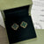 Van Cleef & Arpels Alhambra Malachite Yellow Gold Earrings