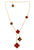 Van Cleef & Arpels Vintage Magic Alhambra Carnelian & Tiger Eye Necklace, 6 motifs