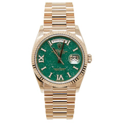 Rolex President Aventurine Diamond 36mm 128235 Watch