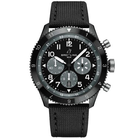 Breitling Super Avi B04 Chronograph Mosquito Night Fighter GMT 46 SB04451A1B1X1