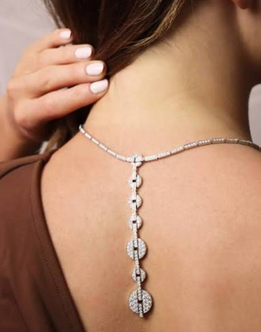 Vintage Cartier Himalia Diamond Necklace High Jewellery Collection in White Gold