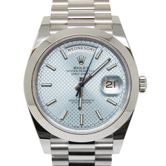 Rolex President 40mm Platinum Men's 228206