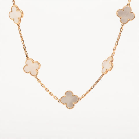 Van Cleef & Arpels Vintage Alhambra 10pc Necklace VCARA42800