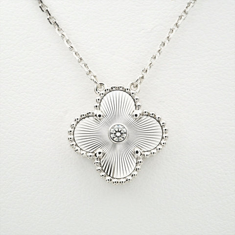 Van Cleef & Arpels Vintage Alhambra Limited Edition Diamond Pendant VCARP6L800