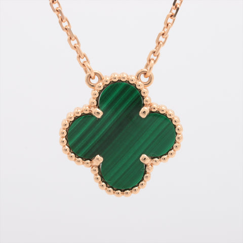 Van Cleef & Arpels Vintage Alhambra Malachite Pendant VCARO9VA00