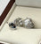 Ladies White Gold Stud Diamond Earrings 3.02 ct.tw.