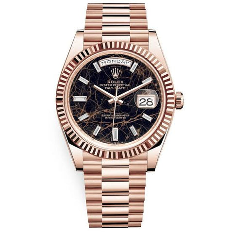 Rolex President 40 Eisenkiesel Diamond Dial 228235 Men's Watch