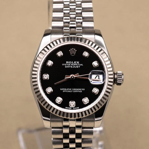 Rolex Datejust Stainless Steel 31mm Ladies 178274 Watch