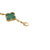 Van Cleef & Arpels Vintage Alhambra 20 Motifs Malachite Yellow Gold Necklace