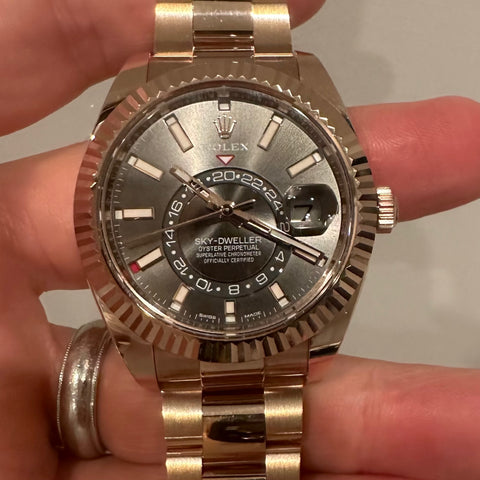 Rolex Sky-Dweller 18k Rose Gold 326935