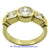 Ladies 18k Yellow Gold Diamond Ring