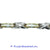 Ladies Two Tone 14K Gold Diamond Bracelet
