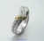 Ladies 18K Gold and Platinum Diamond Band