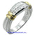 Ladies 18K Gold and Platinum Diamond Band