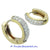 Ladies 18k Yellow Gold Diamond Earrings