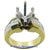18K Yellow Gold Ladies Diamond Ring Mounting