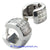 Ladies 18k White Gold Diamond Earrings
