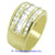 Ladies 18k Yellow Gold Diamond Band