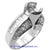 14K White Gold Ladies Diamond Ring Mounting