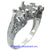 18K White Gold Ladies Diamond Ring Mounting