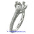 18K White Gold Ladies Diamond Ring Mounting