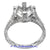 18K White Gold Ladies Diamond Ring Mounting