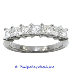 Ladies Platinum Diamond Band