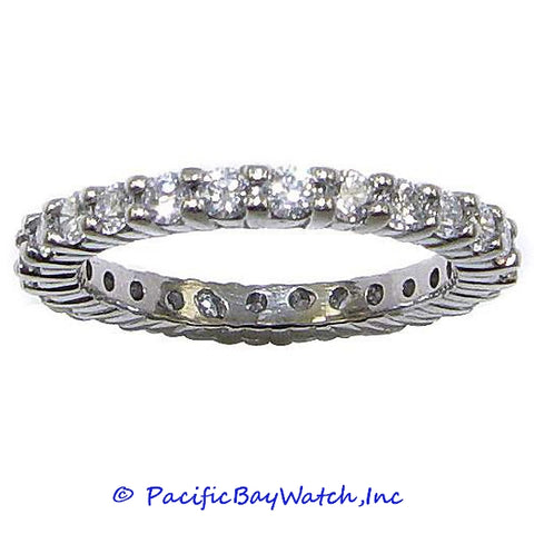 Ladies Eternity Diamond Band Platinum