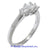 Ladies 14k White Gold Diamond Ring