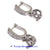 Ladies 18k White Gold Diamond Earrings