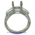 18K White Gold Ladies Diamond Ring Mounting