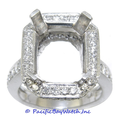 Platinum Ladies Diamond Ring Mounting