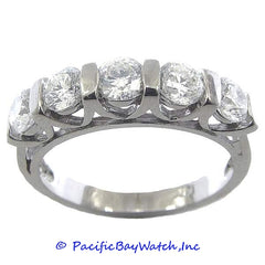 Ladies 14K White Gold Diamond Band