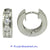 Ladies 18k White Gold Diamond Earrings