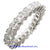 Ladies Eternity Diamond Band White Gold