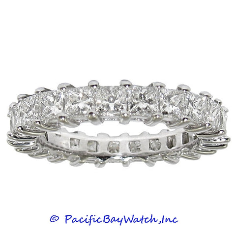 Ladies Eternity Diamond Band White Gold