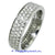 Ladies 18k White Gold Diamond Band