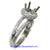 18K White Gold Ladies Diamond Ring Mounting